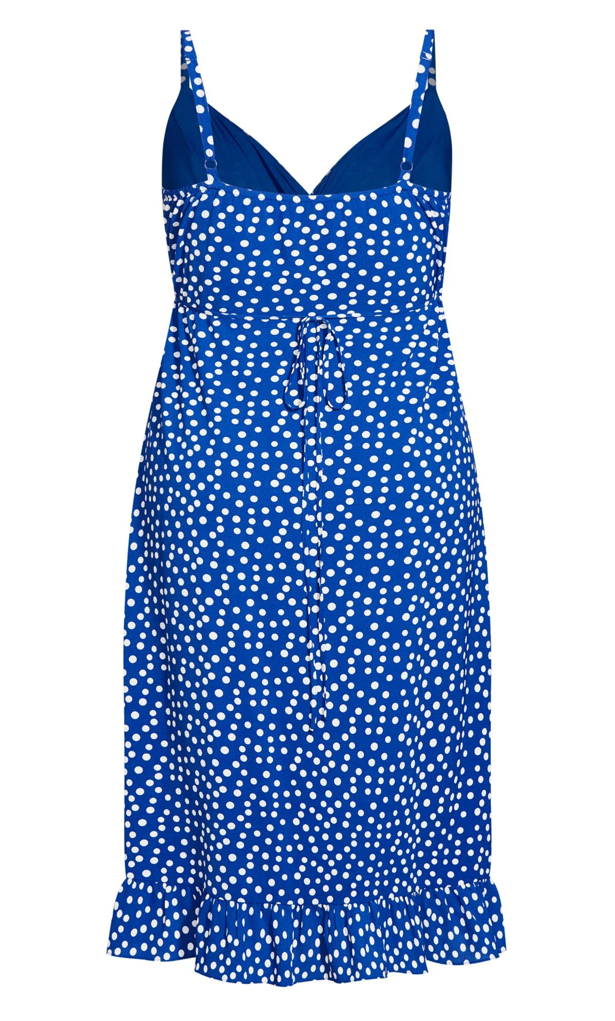 City Chic Blue Wrap Dream Dress - Image 5