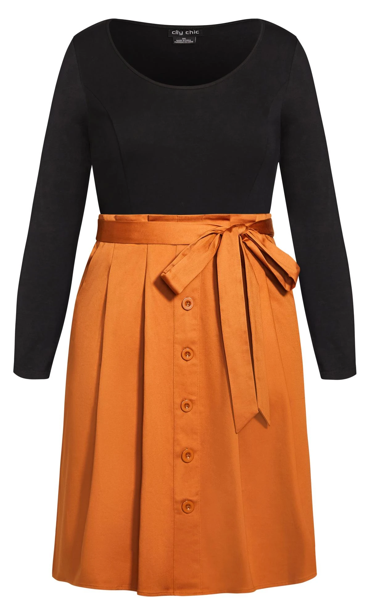 City Chic Brown Uptown Girl Dress - Image 5