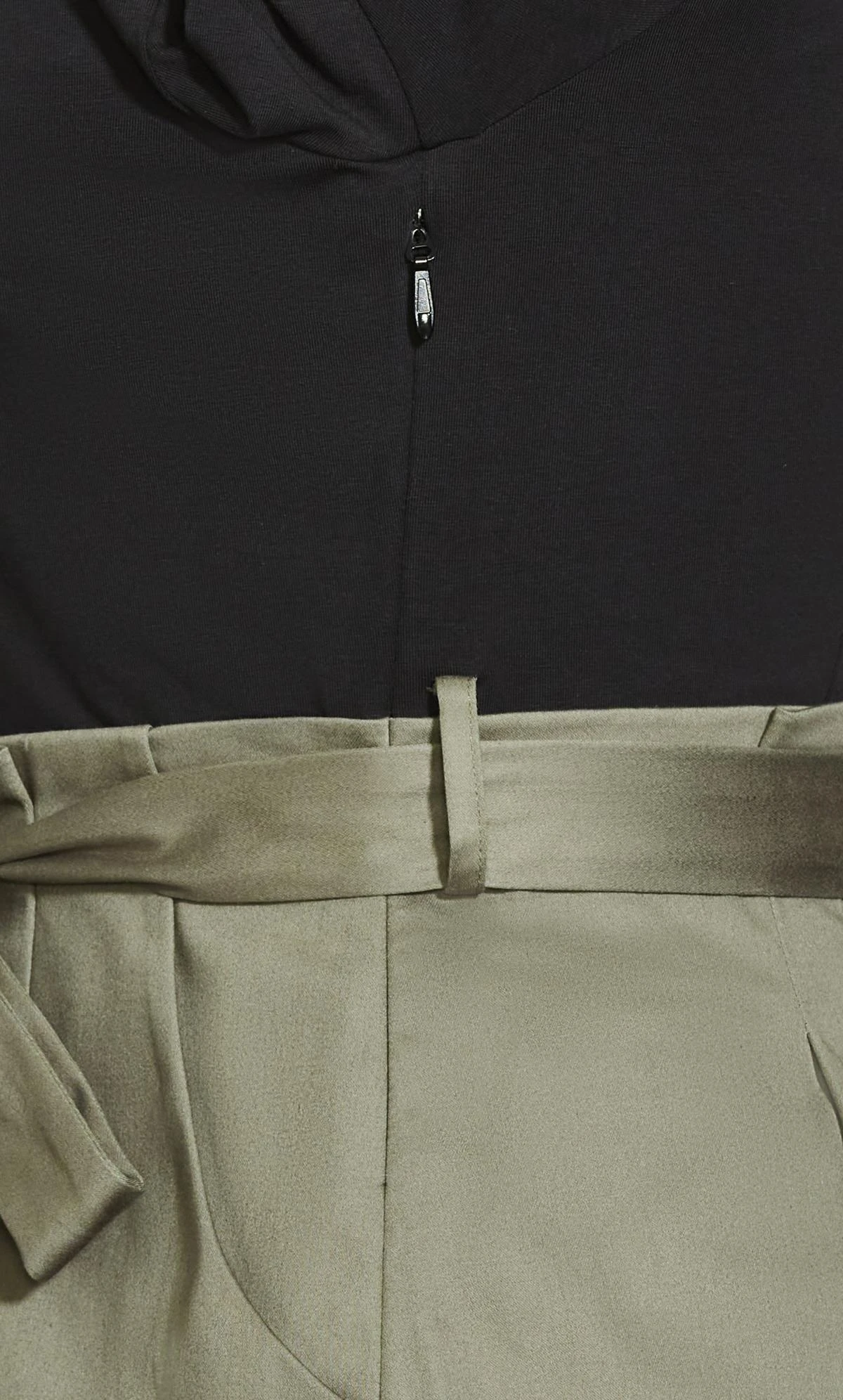 City Chic Sage Green Button Through Skirt - Image 7