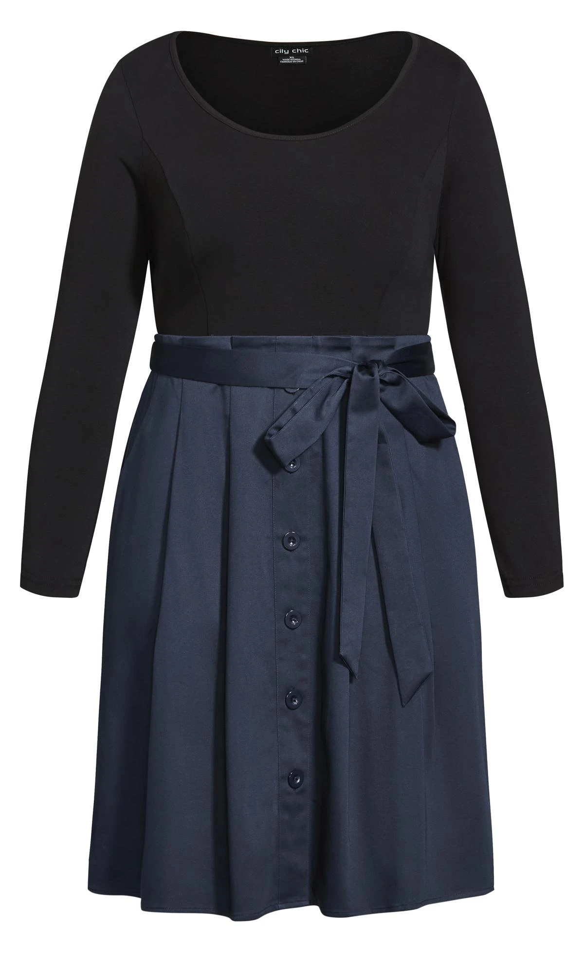 City Chic Navy Uptown Girl Dress - Image 5