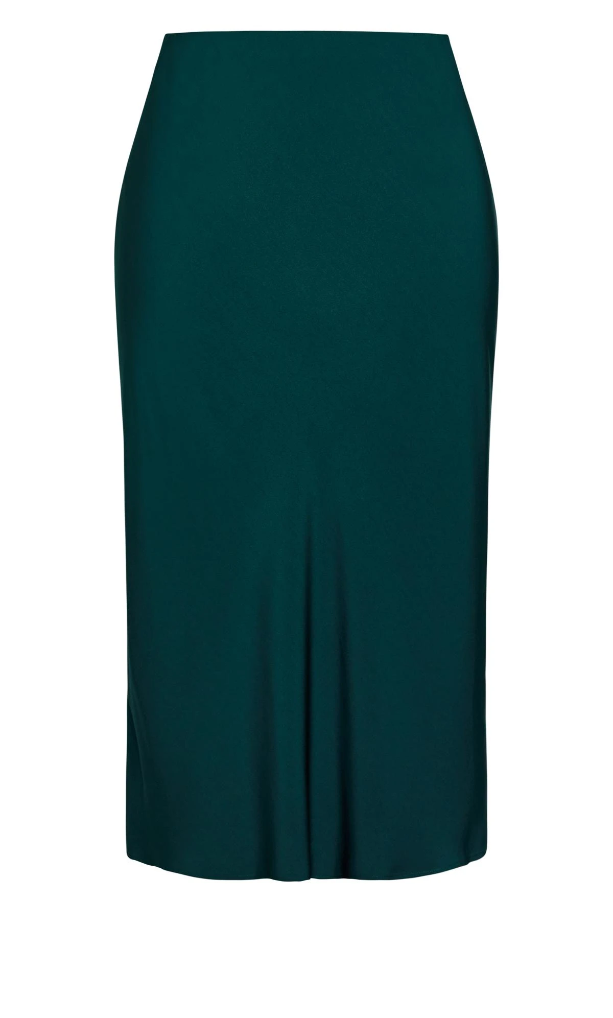 City Chic Green Satin Slip Skirt - Image 9