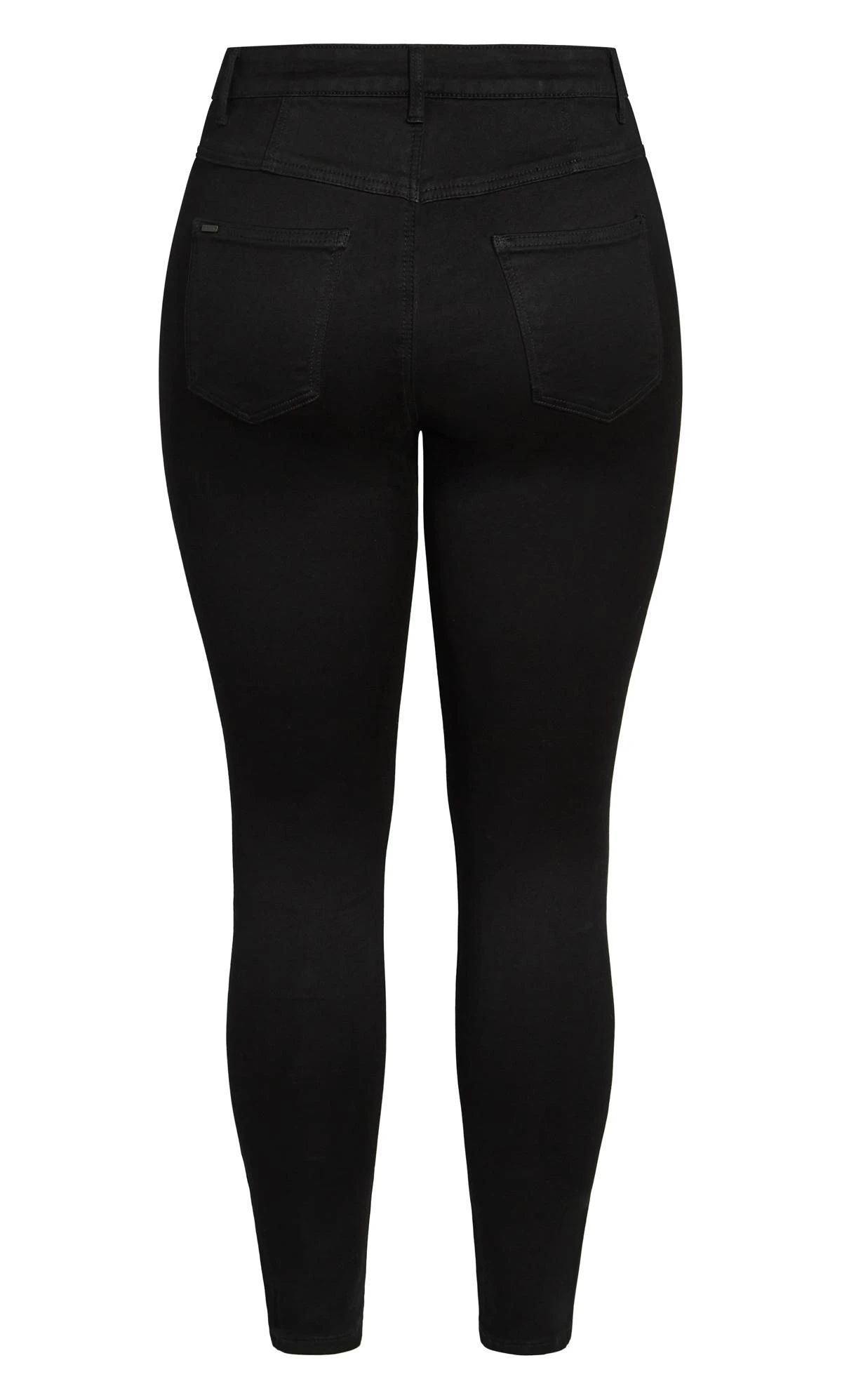 City Chic Black Corset Skinny Jeans - Image 7
