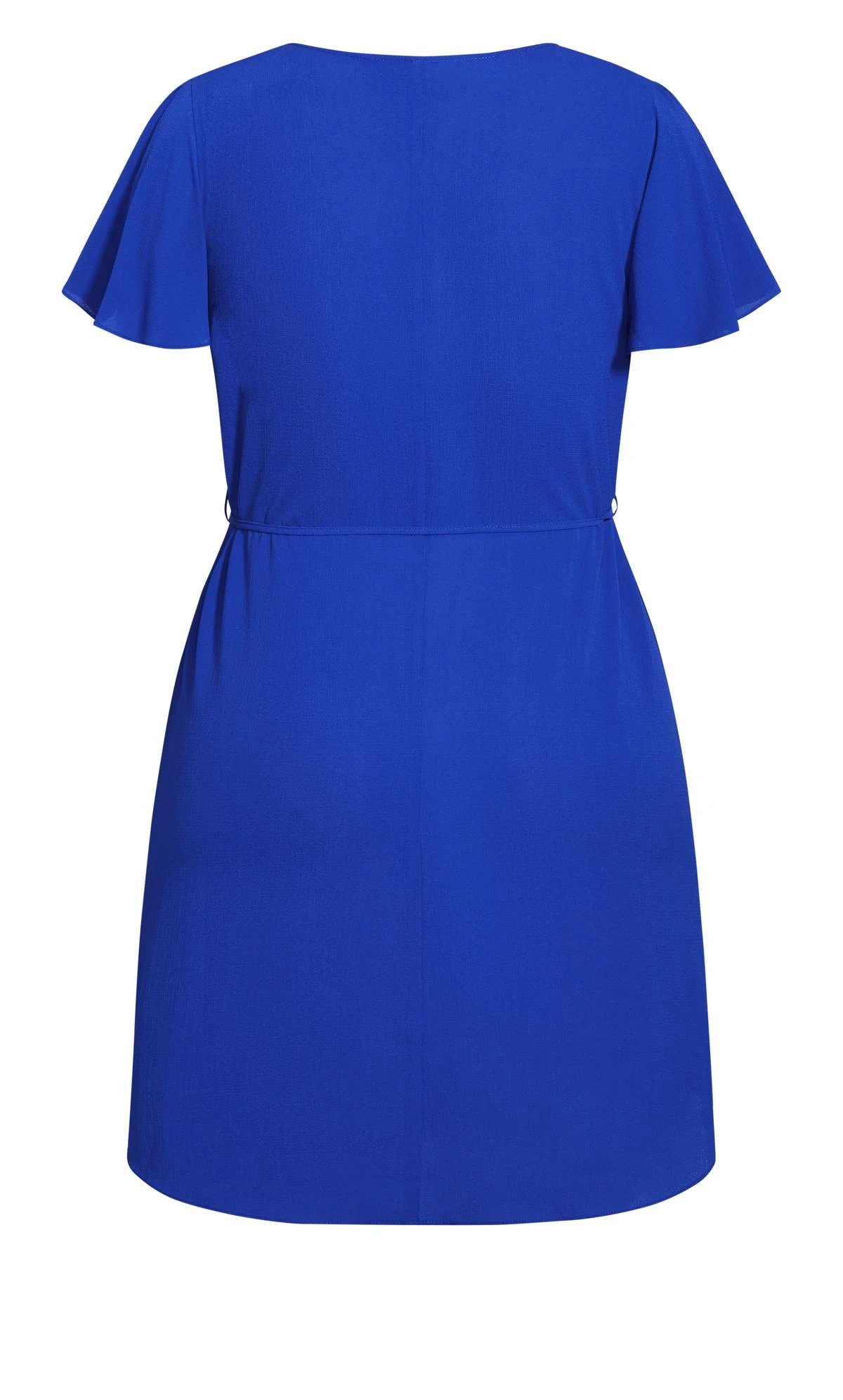 City Chic Blue Zip Front Mini Dress - Image 5