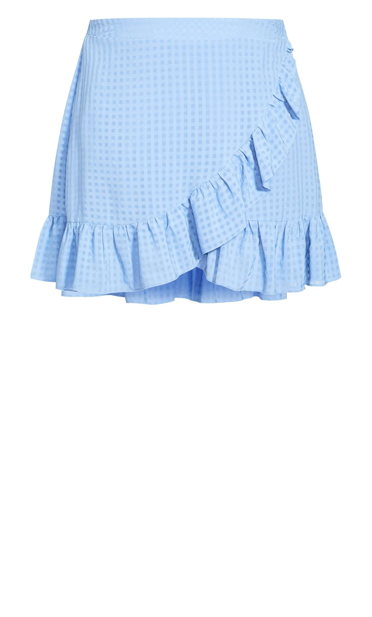 City Chic CCX Blue Flirty Skirt - Image 6