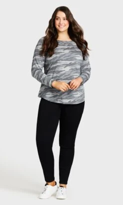 Avenue Black Butter Denim Pull-On Jean Black