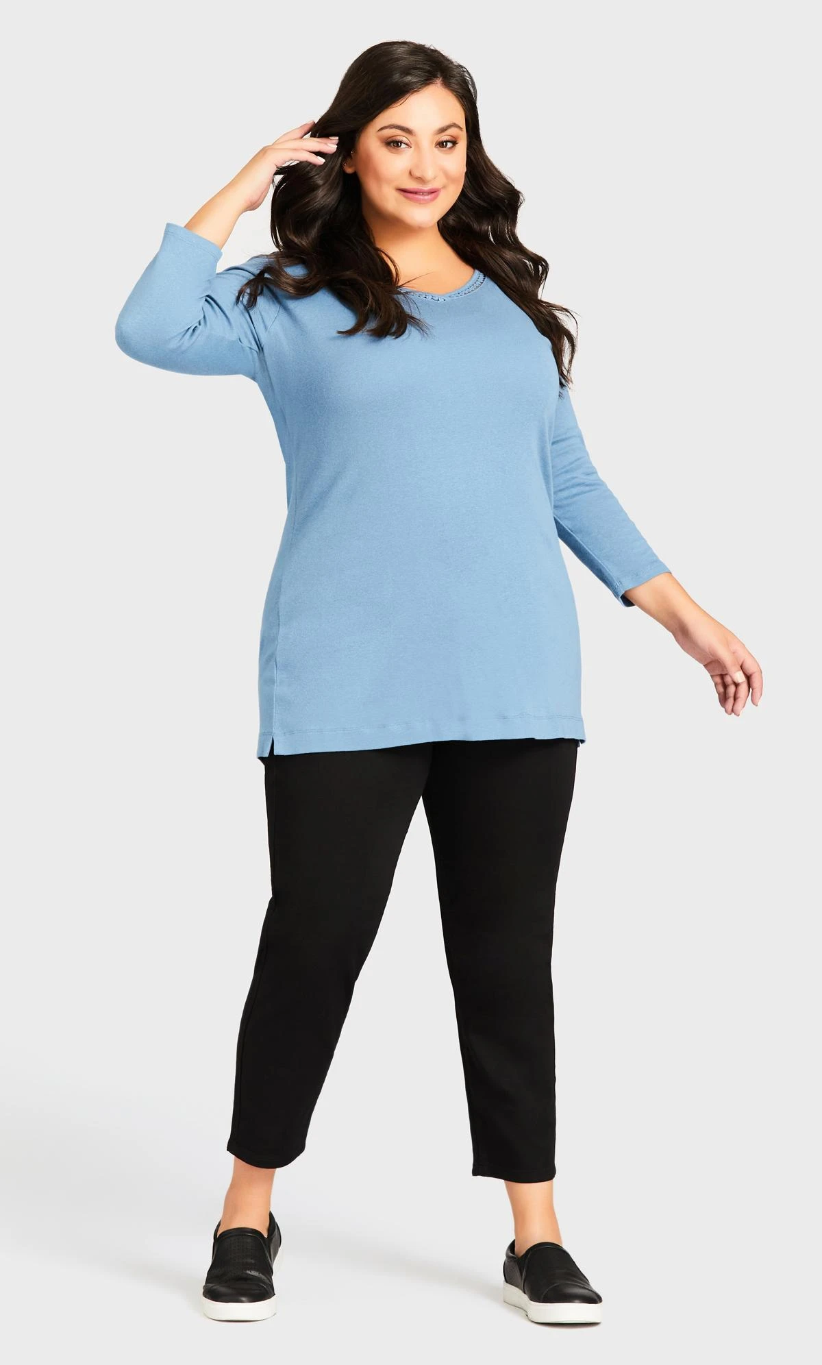 Avenue Black High Rise Jegging Black - Image 2