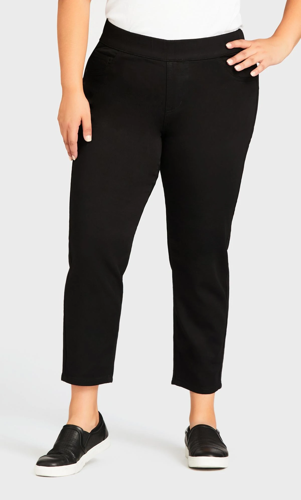 Avenue Black High Rise Jegging Black - Image 5