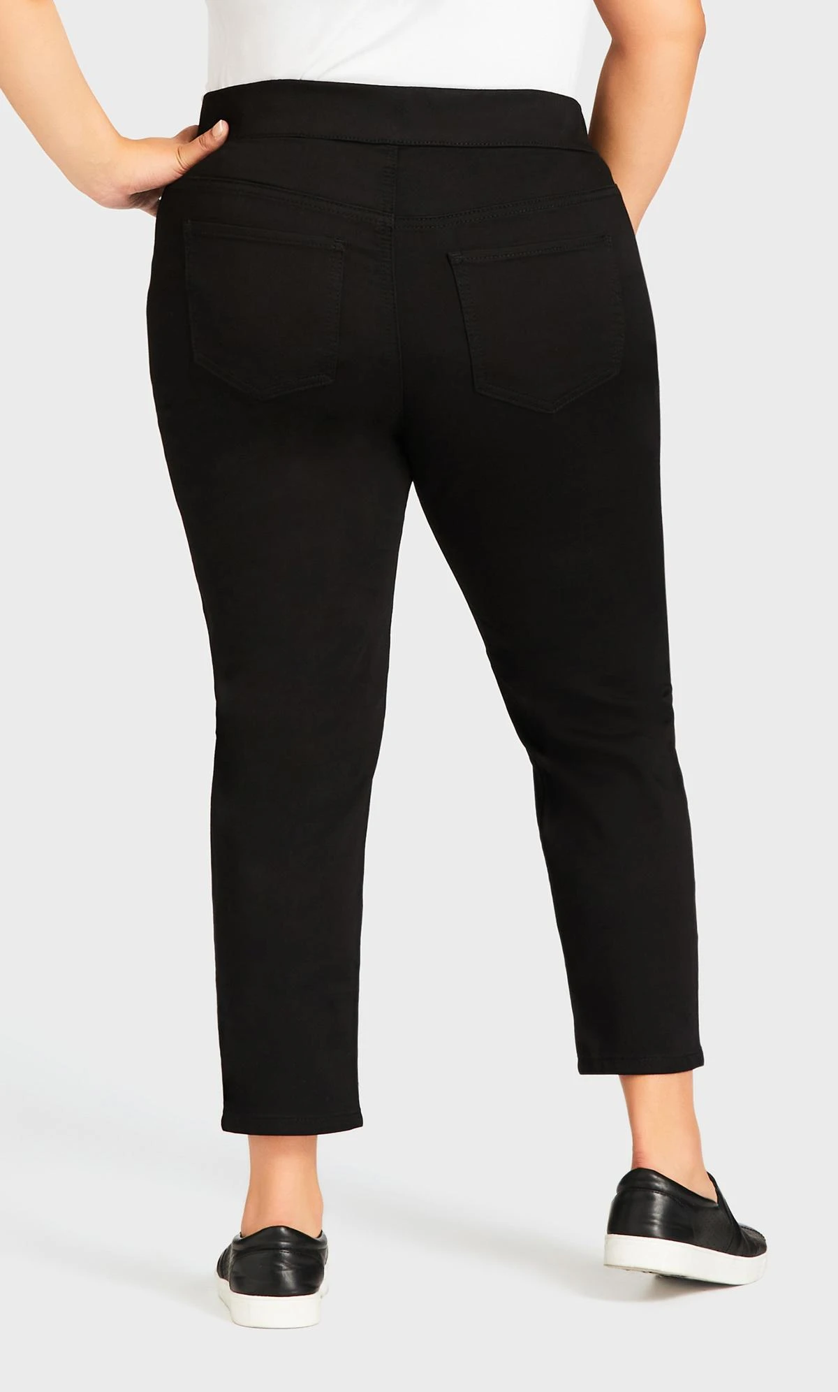 Avenue Black High Rise Jegging Black - Image 7