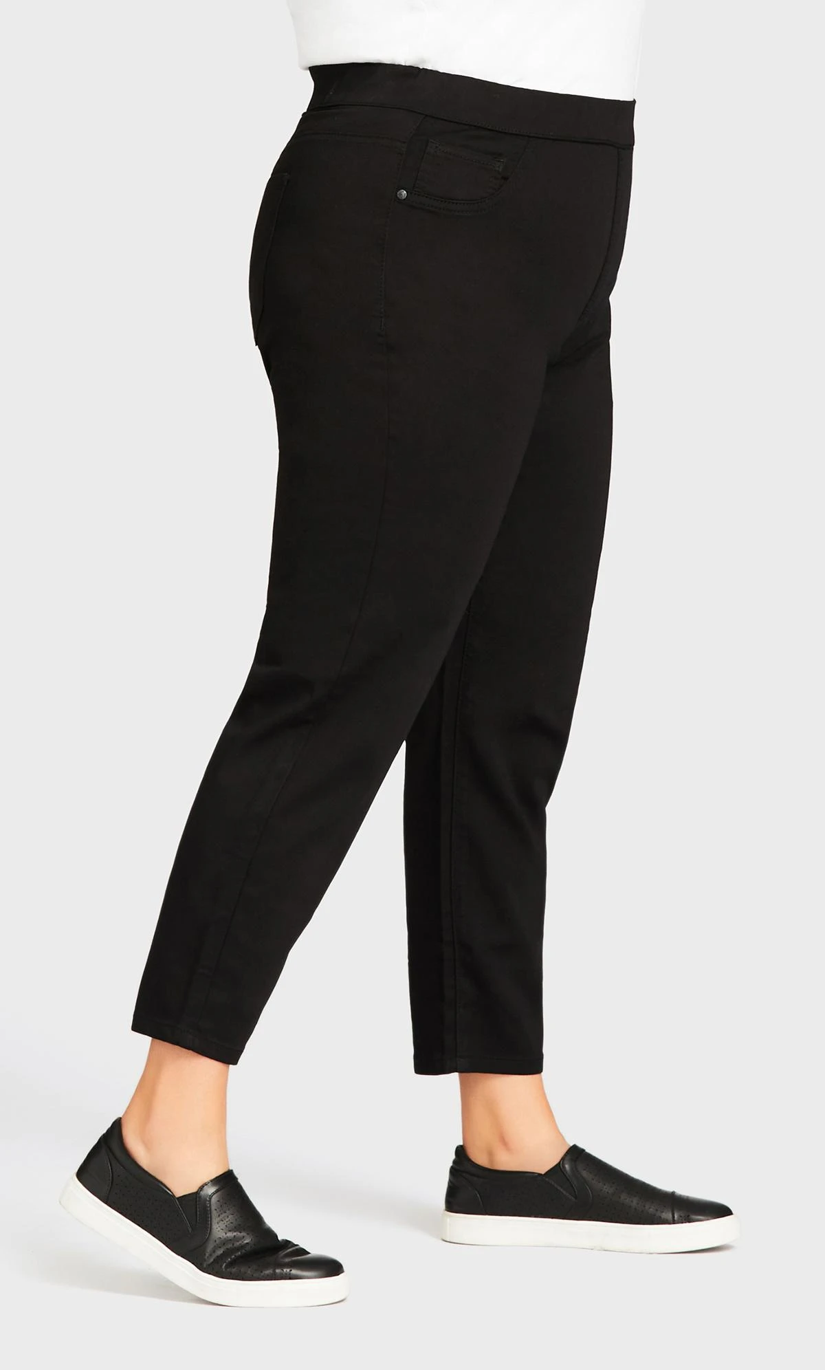 Avenue Black High Rise Jegging Black - Image 8