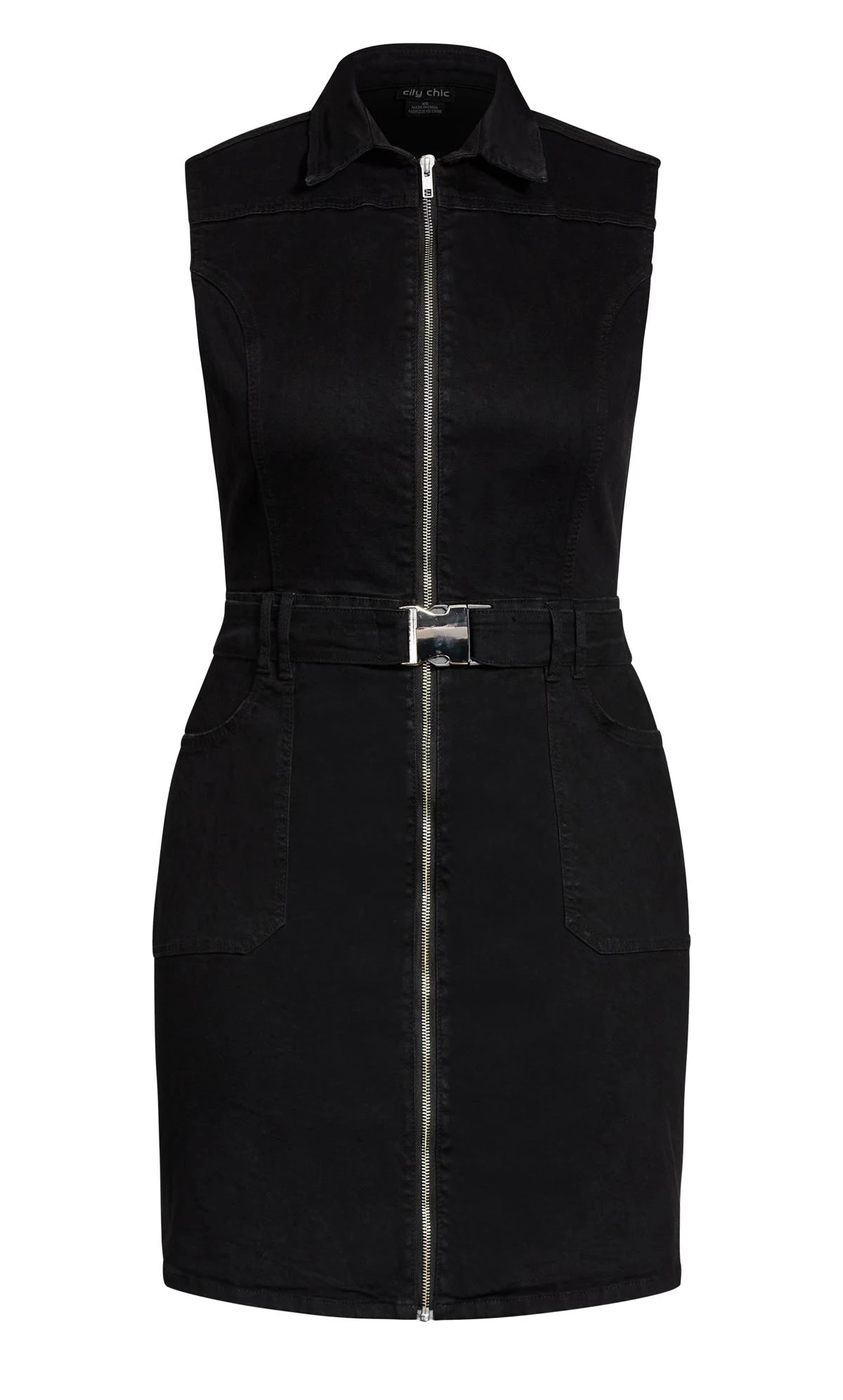 City Chic Black Sashay Away Dress - Image 5