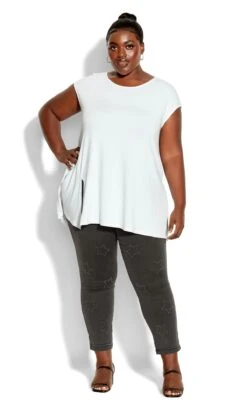 Avenue Black Star Stretch Cropped Jeans