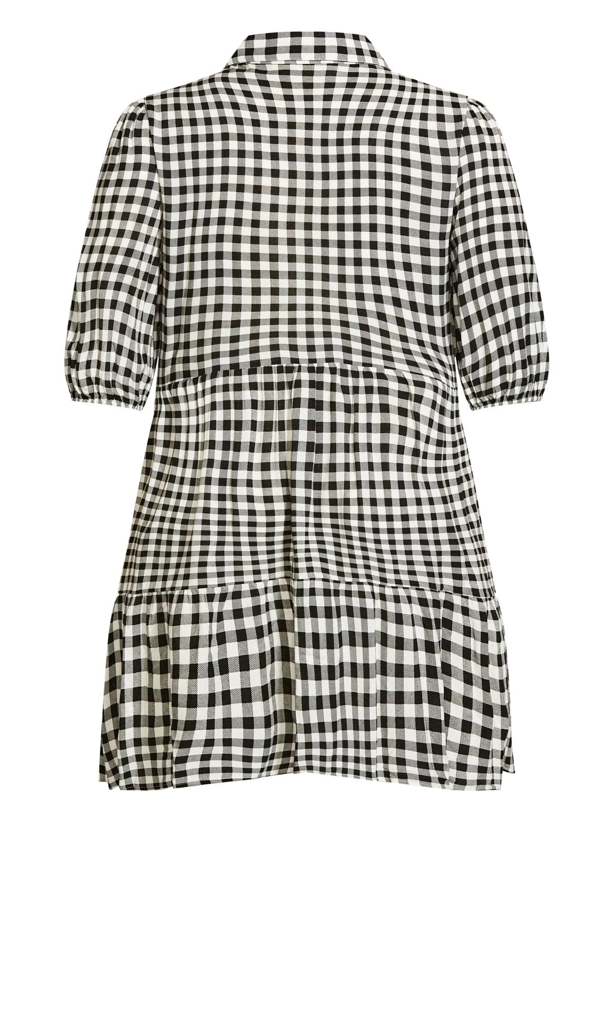 Avenue Loralette White Animal Print Long Sleeve Mini Dress - Image 4