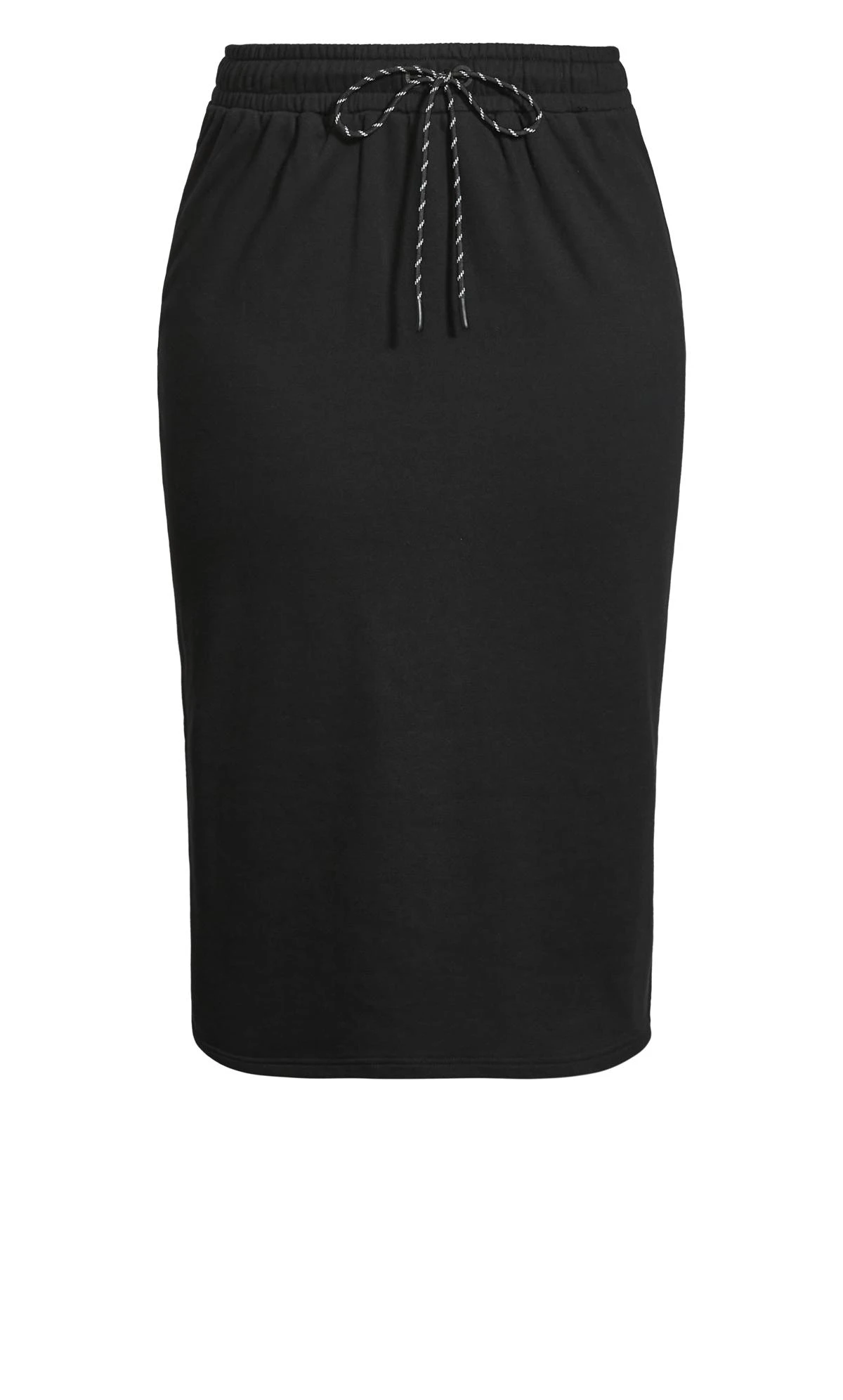 City Chic CCX Khaki Green Midaxi Sweat Skirt - Image 4