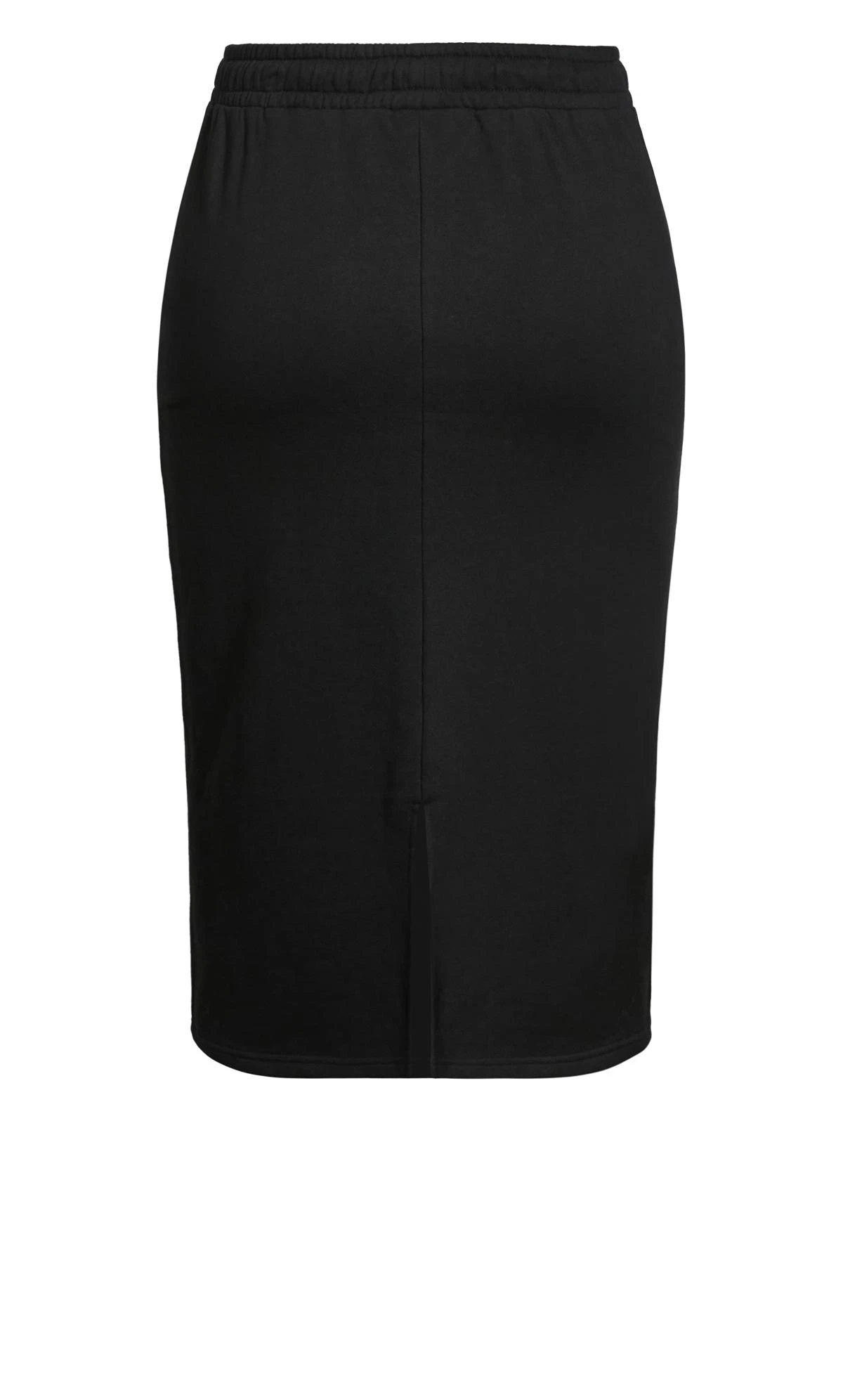 City Chic CCX Khaki Green Midaxi Sweat Skirt - Image 5