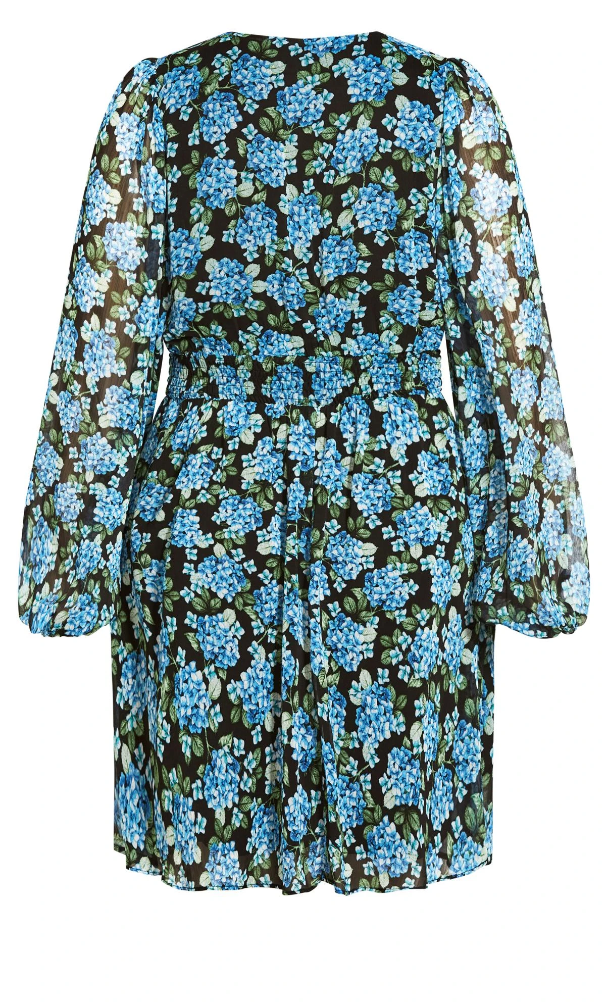 City Chic Blue Blue Bunch Dress - Image 5