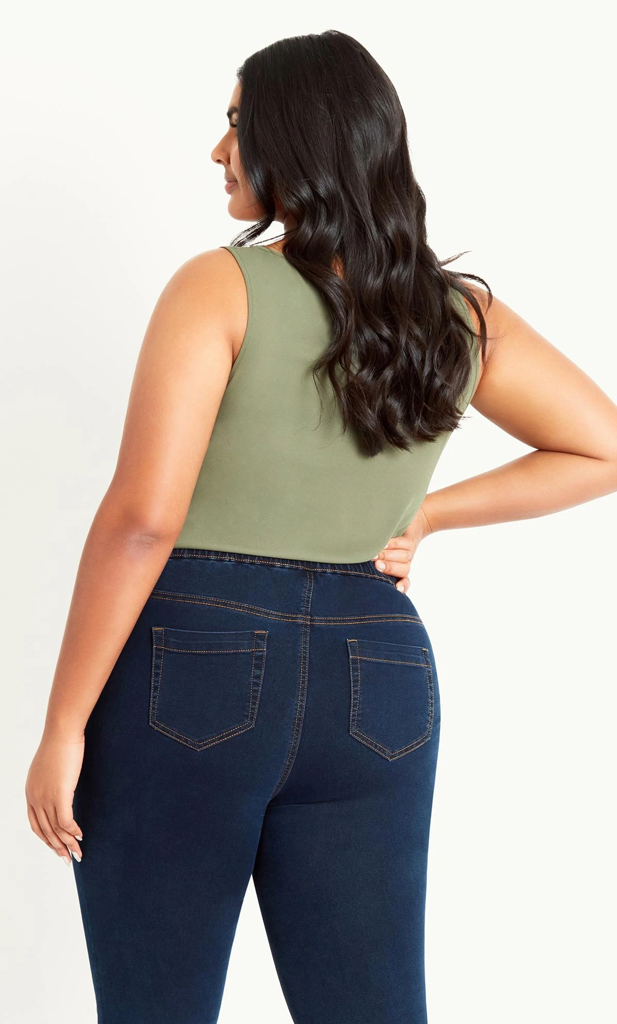 Evans Indigo Blue Skinny Jeggings - Regular - Image 4