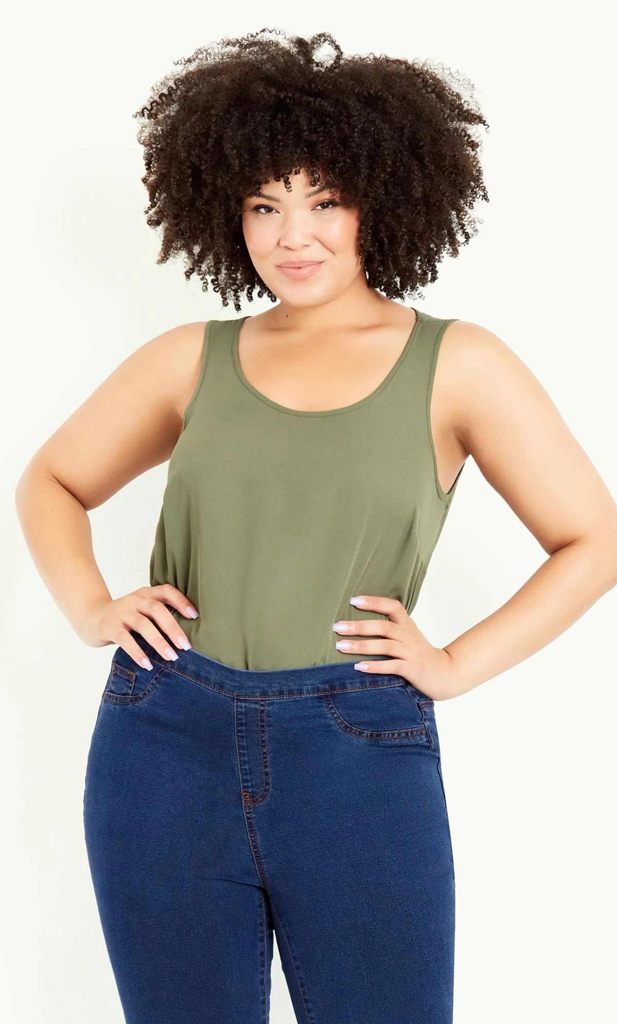 Evans Denim Denim Jegging Mid Wash - Image 3