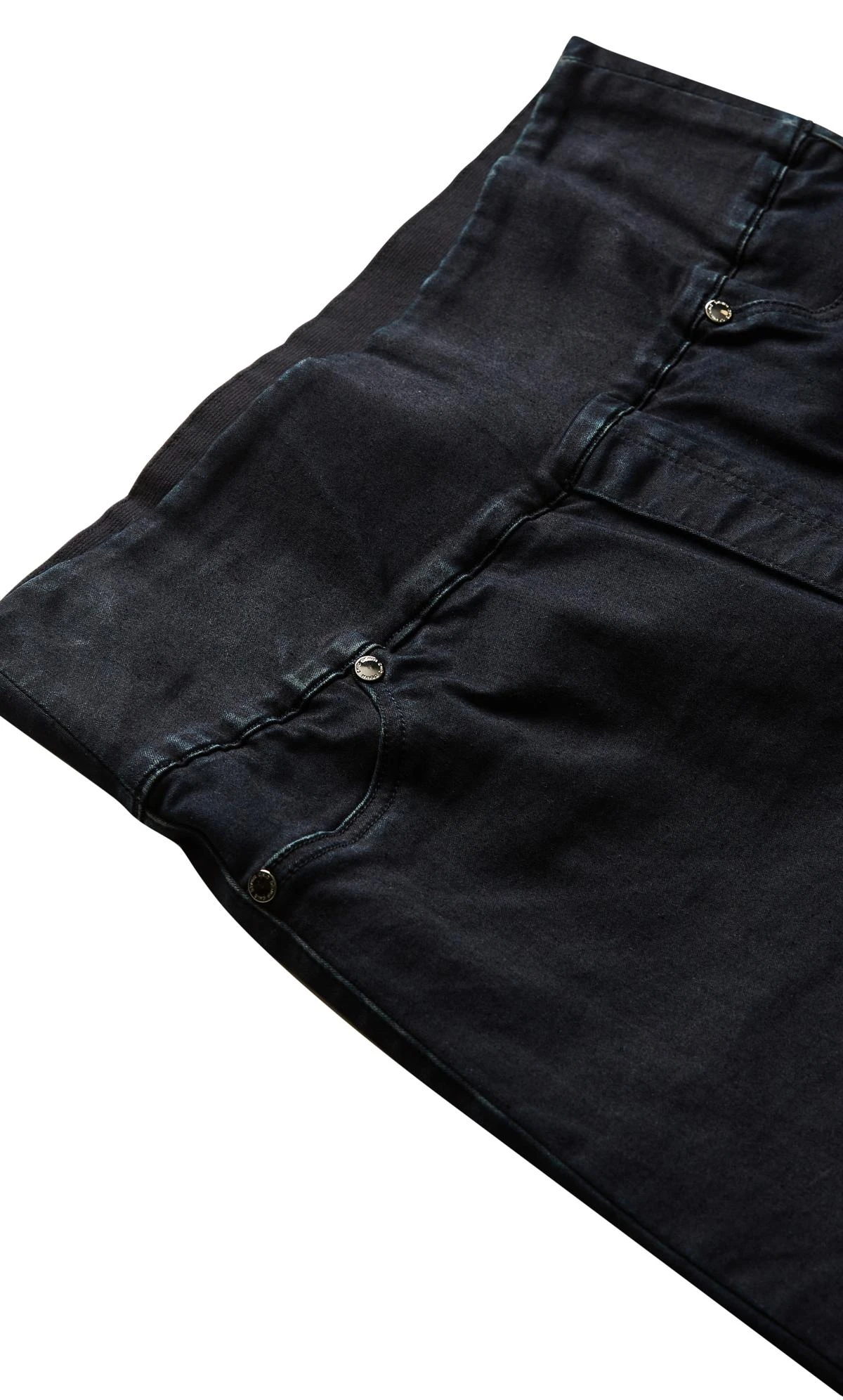 City Chic Dark Blue Denim Pared Back Jeggings - Image 6