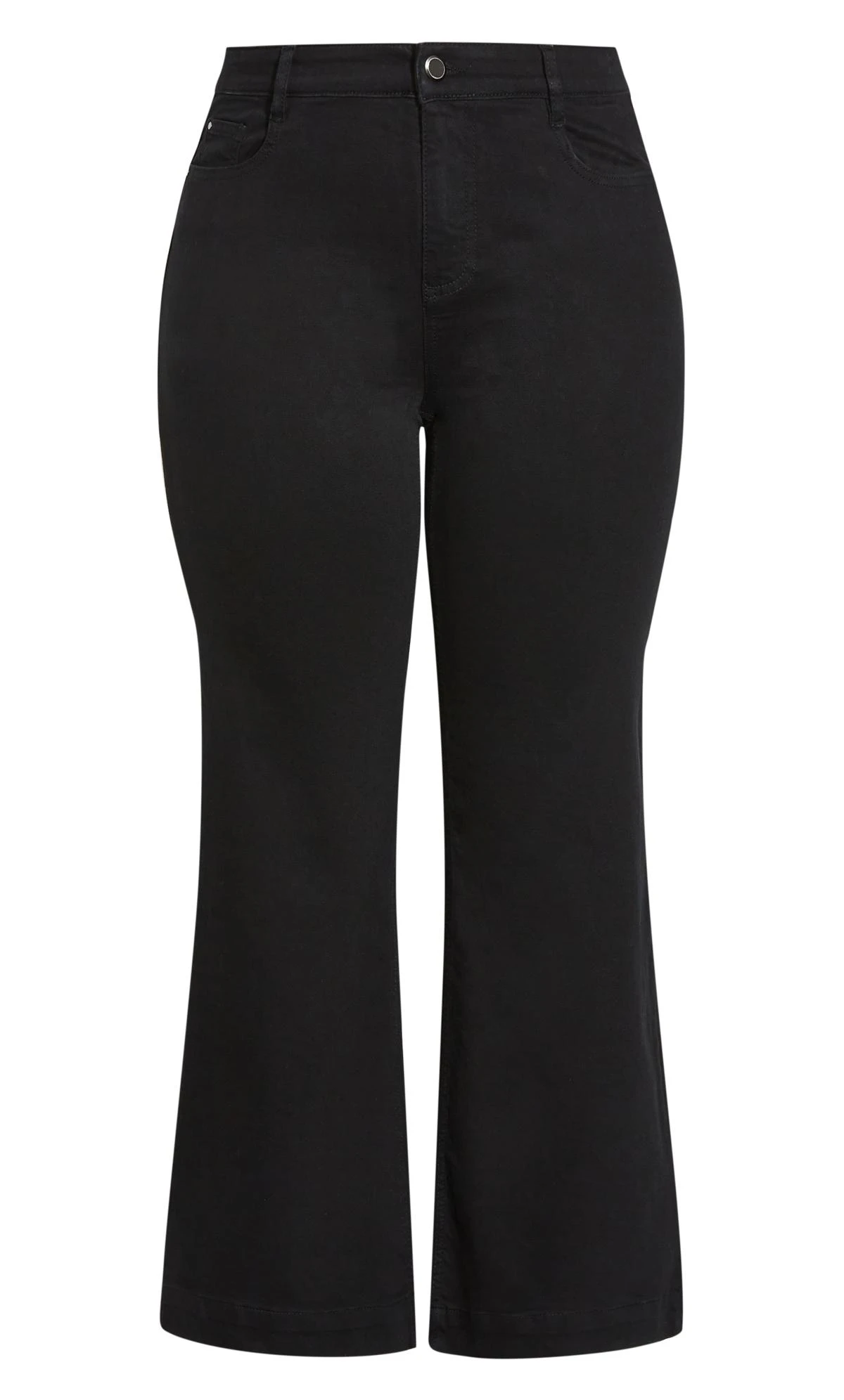 Evans Black Wide Leg Jean Black - Image 7