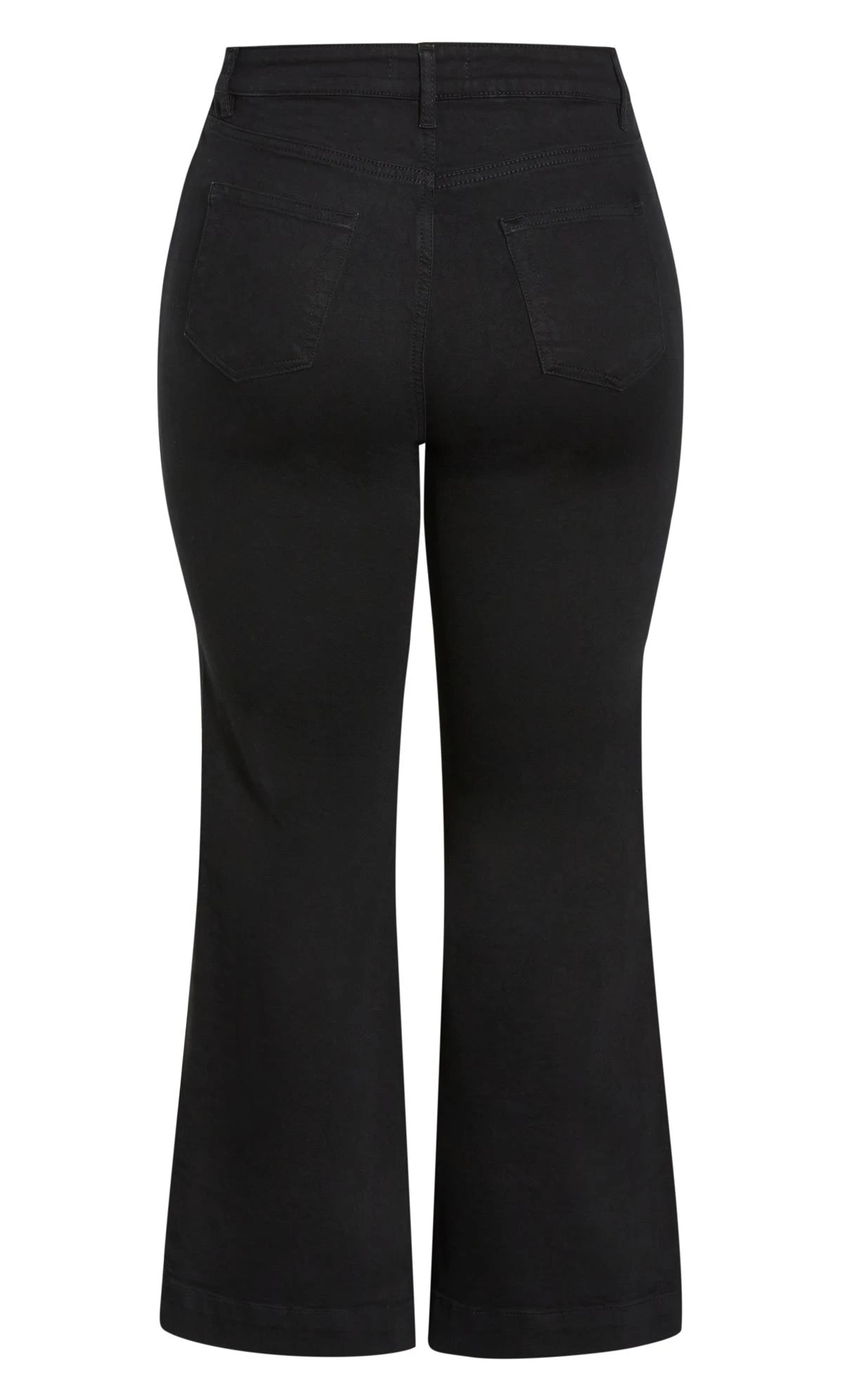 Evans Black Wide Leg Jean Black - Image 8