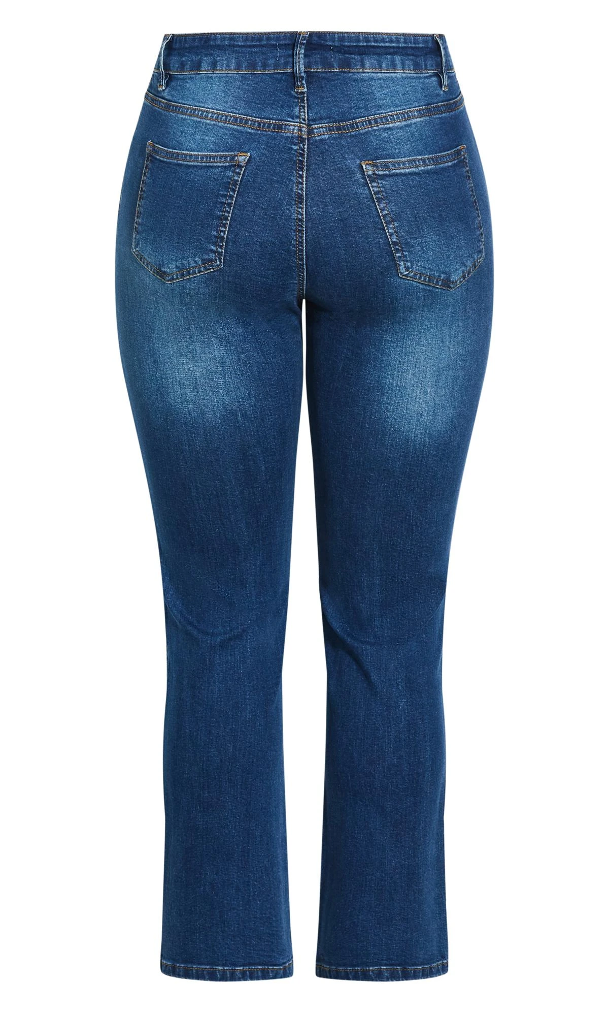 Evans Mid Blue Denim Straight Leg Jeans - Image 7