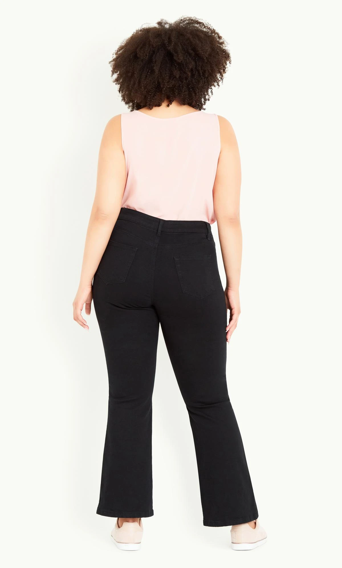 Evans Black High Waisted Bootcut Jeans - Image 3