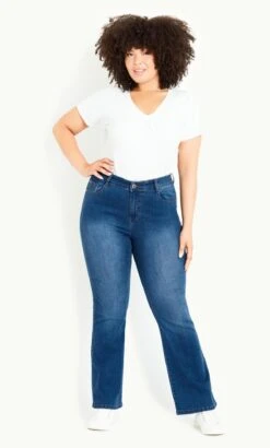 Evans Denim Bootcut Jean Mid Wash