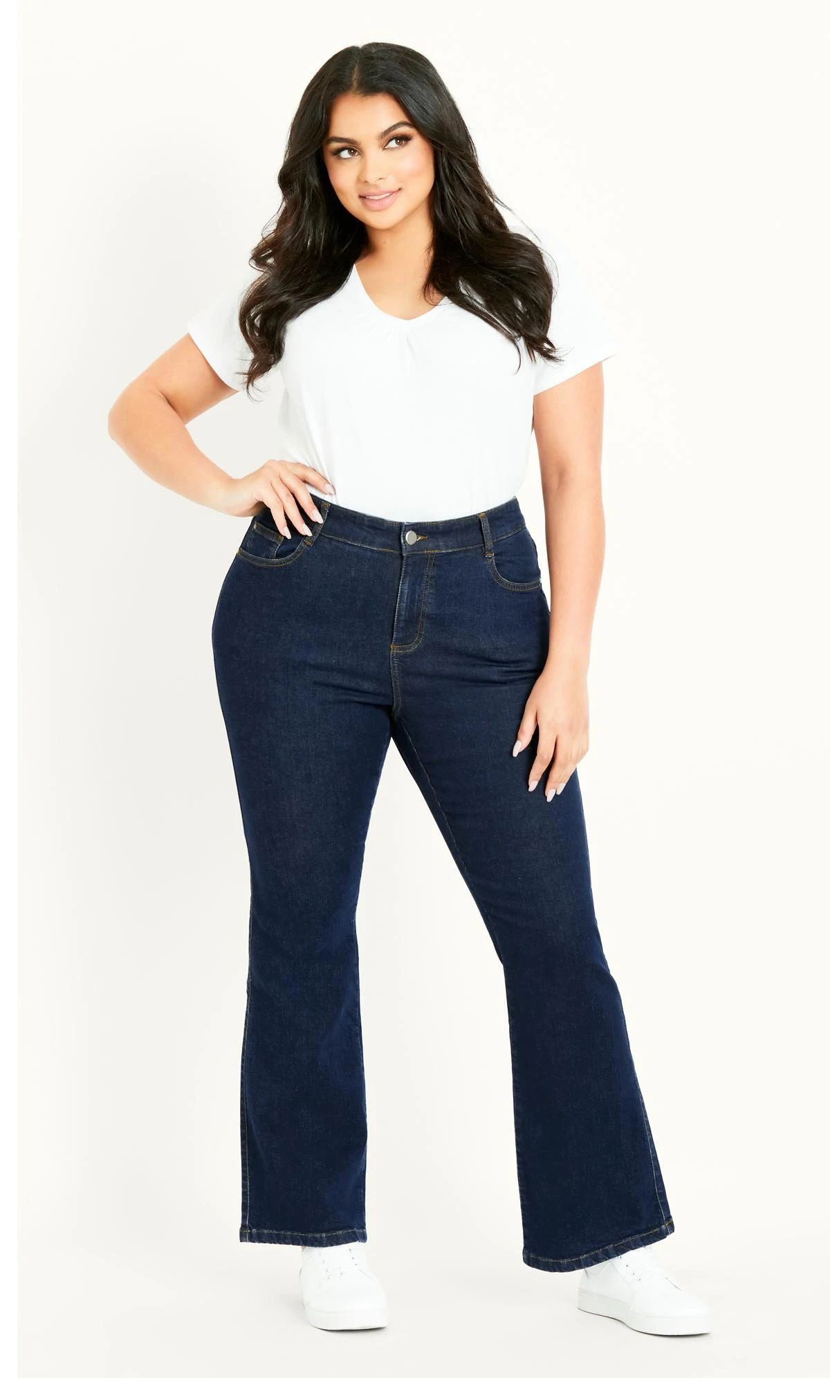 Evans Denim Bootcut Jean Dark Wash