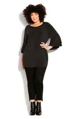 Avenue Black Belview Plain Top
