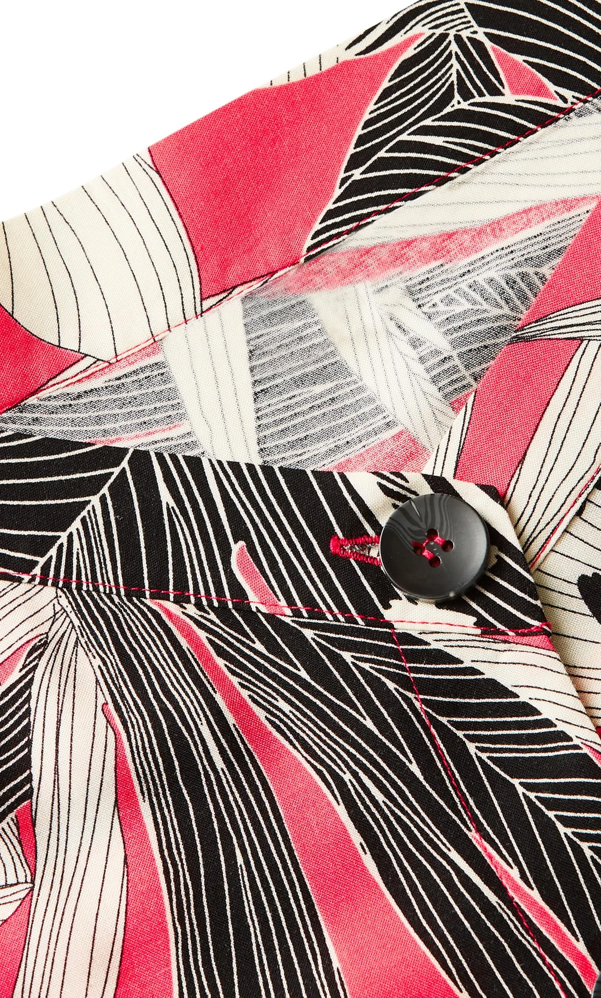 Evans Pink Button Through Tropical Dress - Image 5