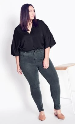 Avenue Arna York Grey Evie Skinny Jean