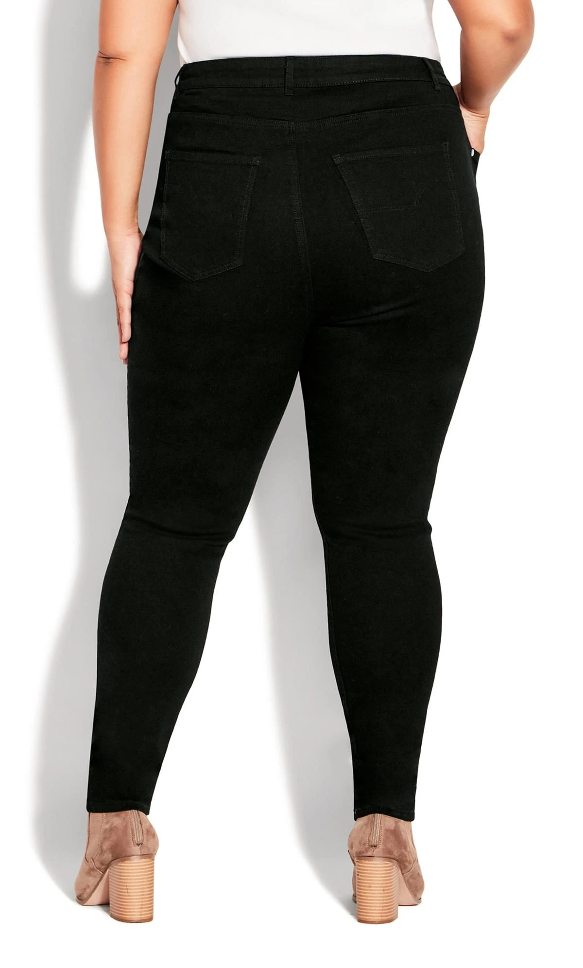 Avenue Black Slim Fit Jean Black - Image 4