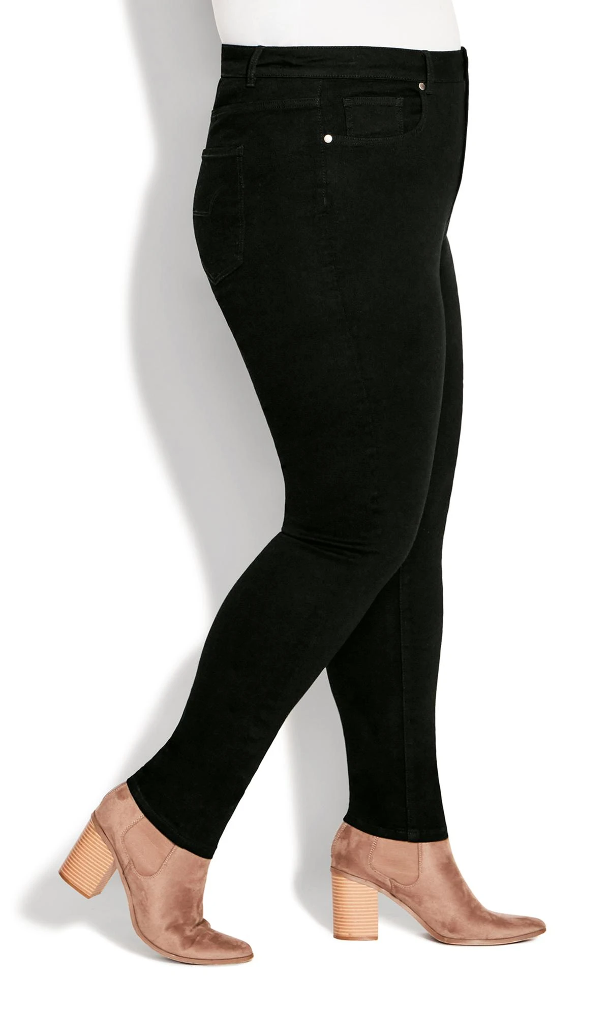 Avenue Black Slim Fit Jean Black - Image 5