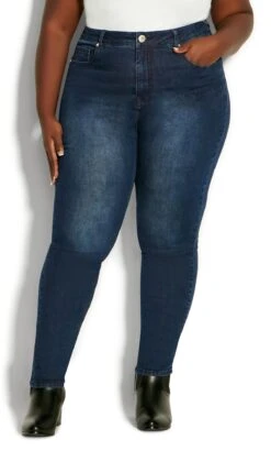 Avenue Denim Slim Fit Jean Dark Wash