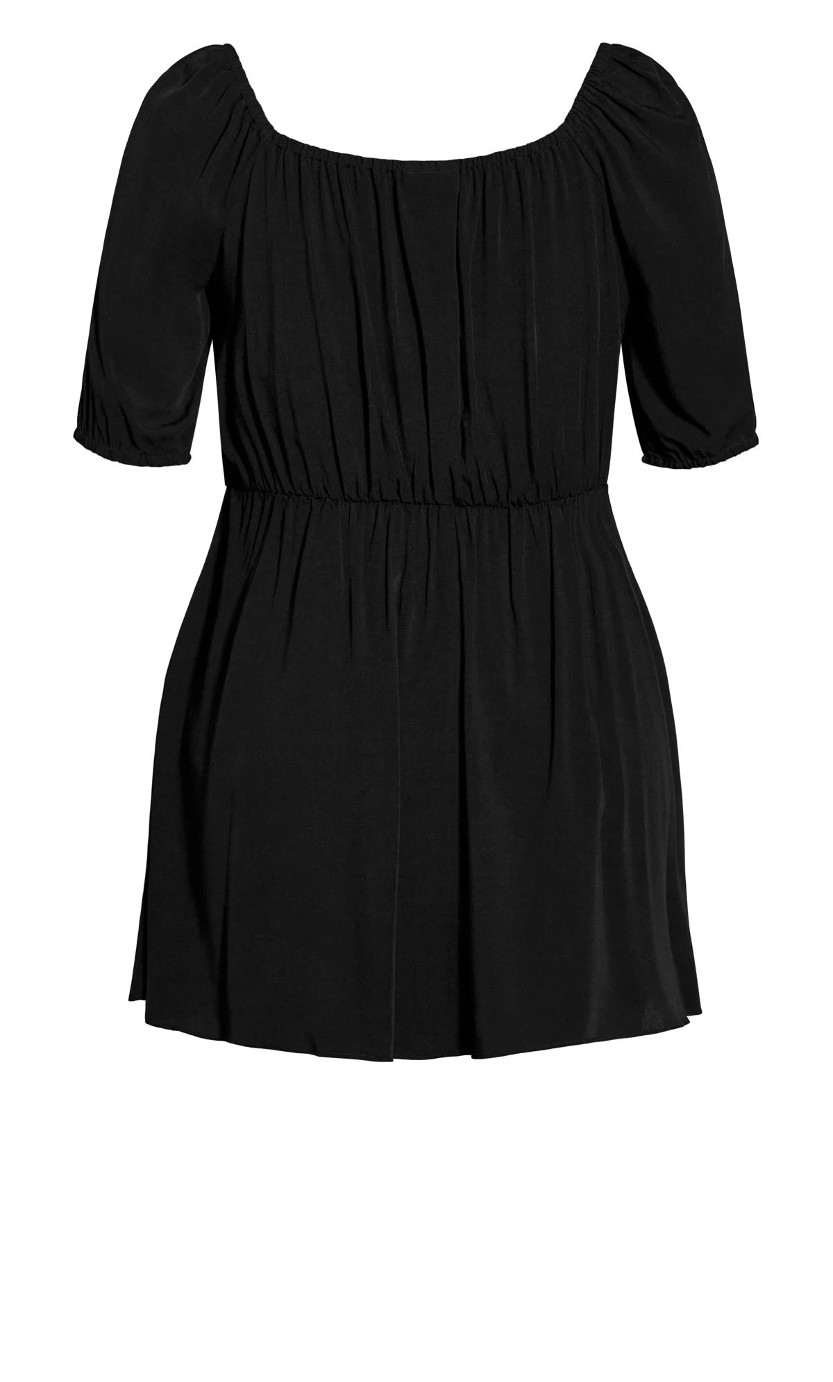 City Chic Black Island Breeze Dress - Image 4