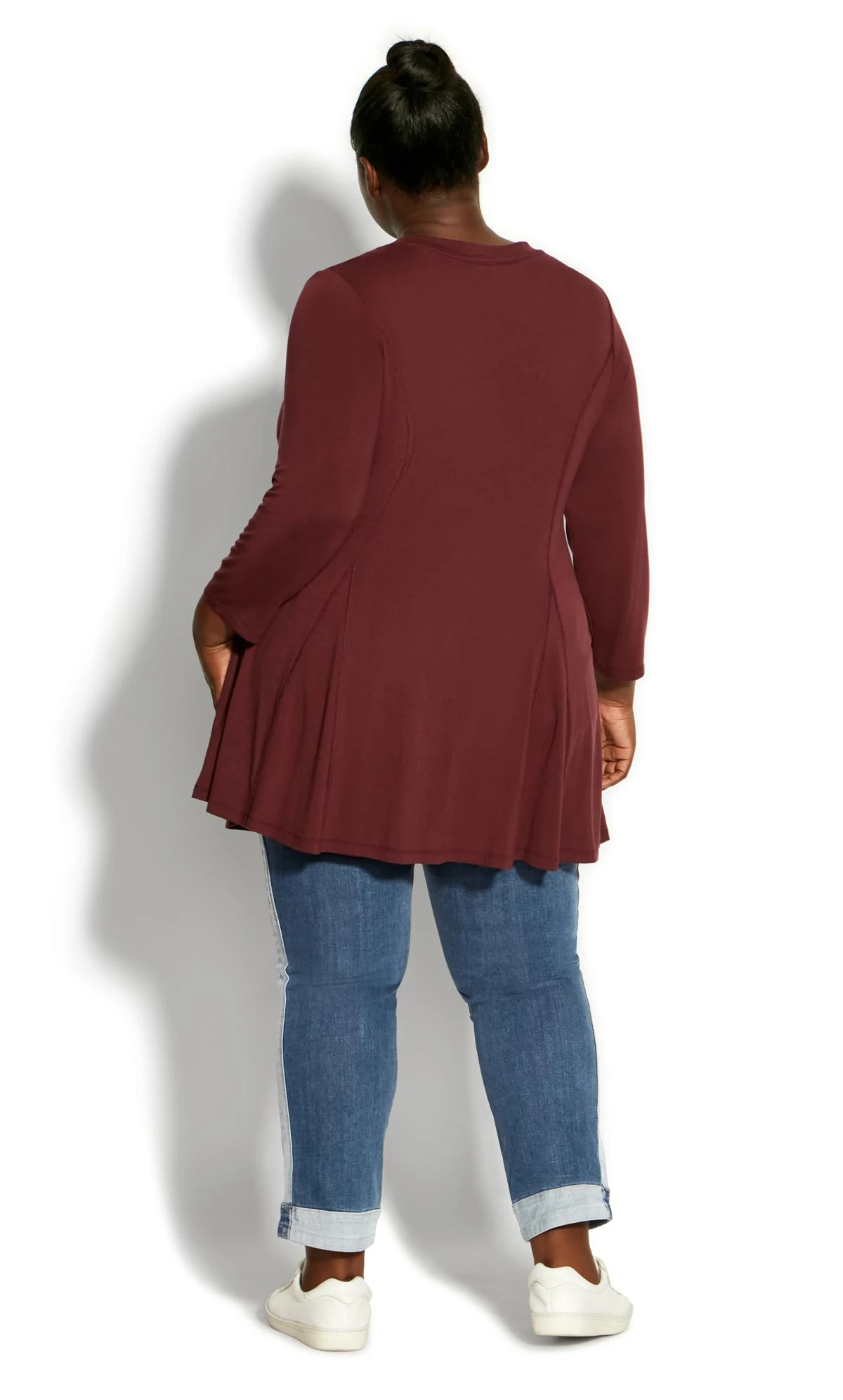 Avenue Denim Contrast Trim Jean - Image 3