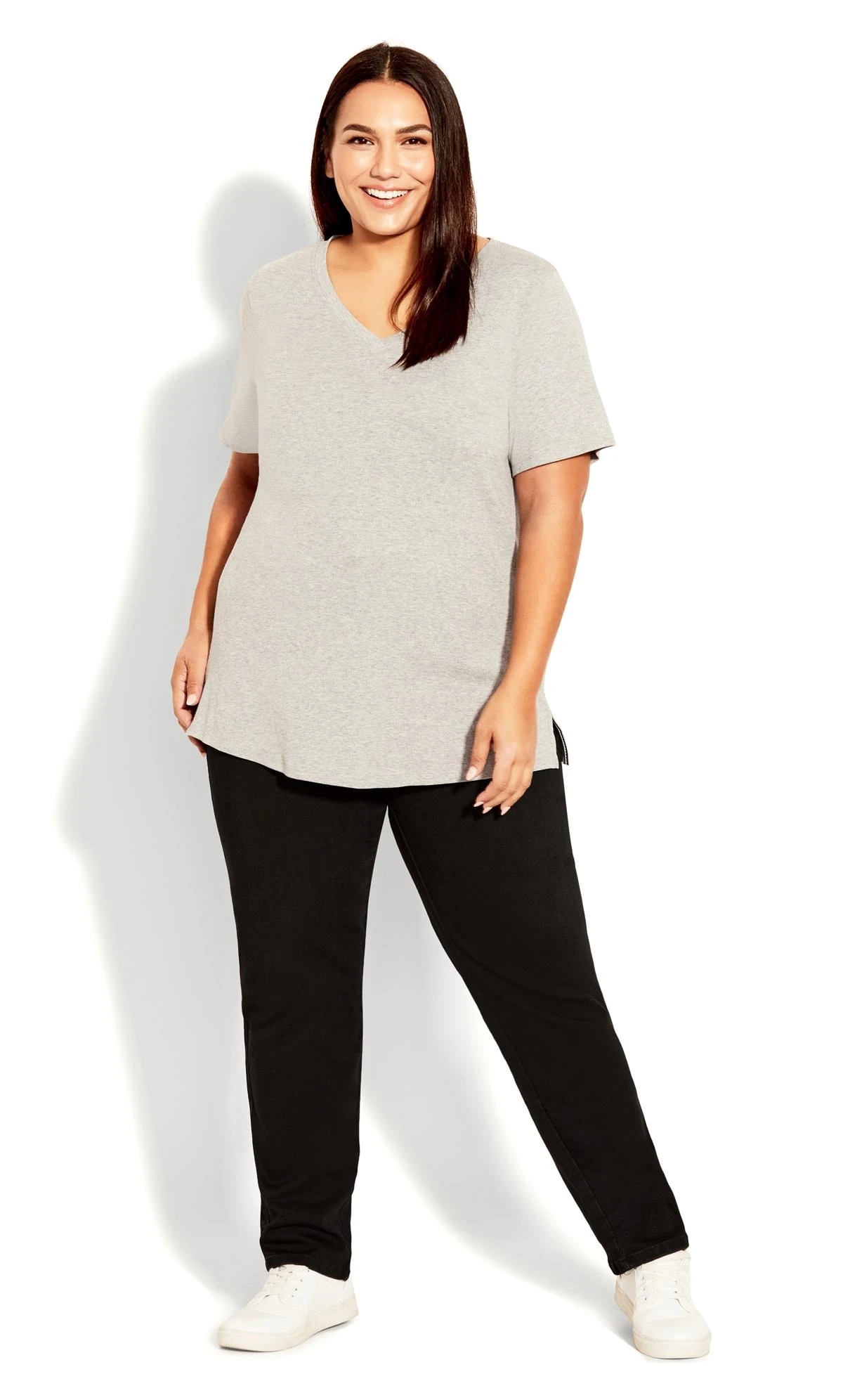 Avenue Black Butter Denim Straight Leg Jean Black - Image 2