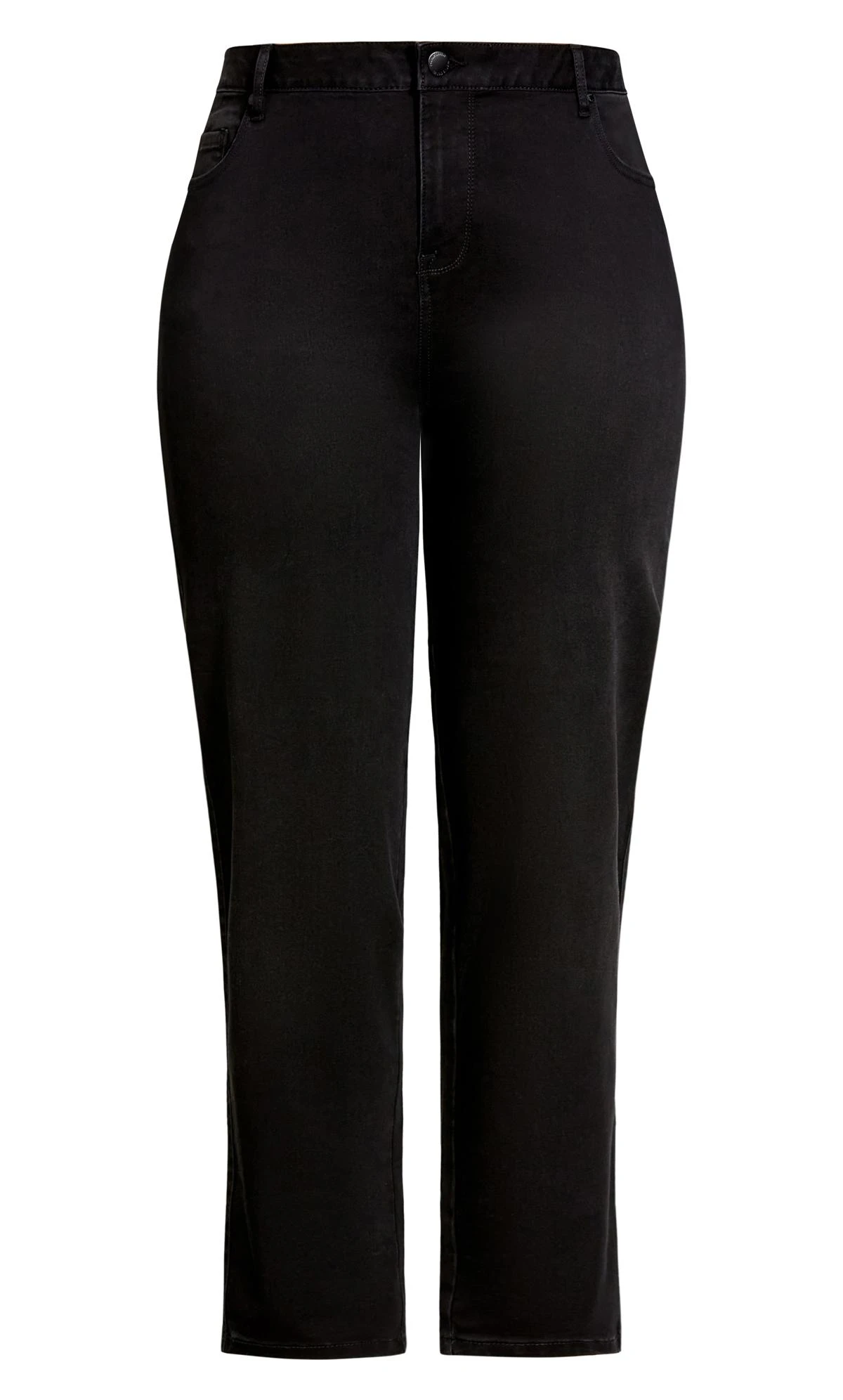 Avenue Black Butter Denim Straight Leg Jean Black - Image 13