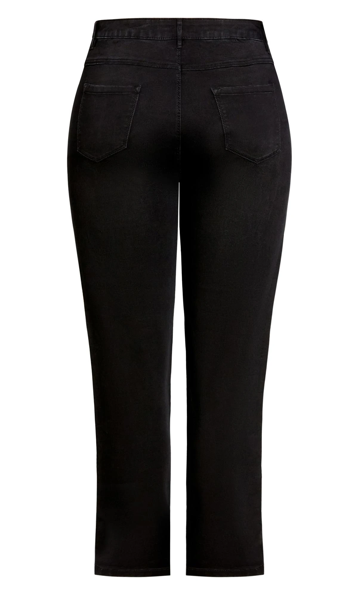 Avenue Black Butter Denim Straight Leg Jean Black - Image 14