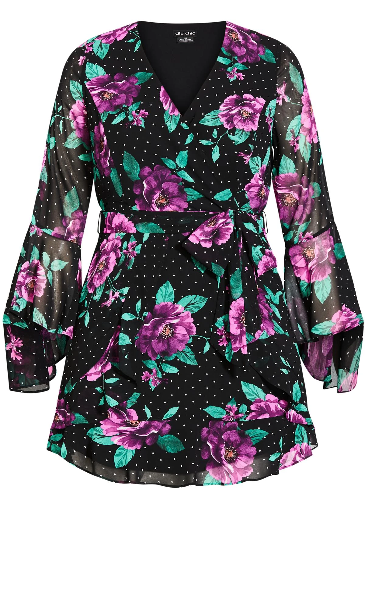 City Chic Black Harper Dress - Image 4