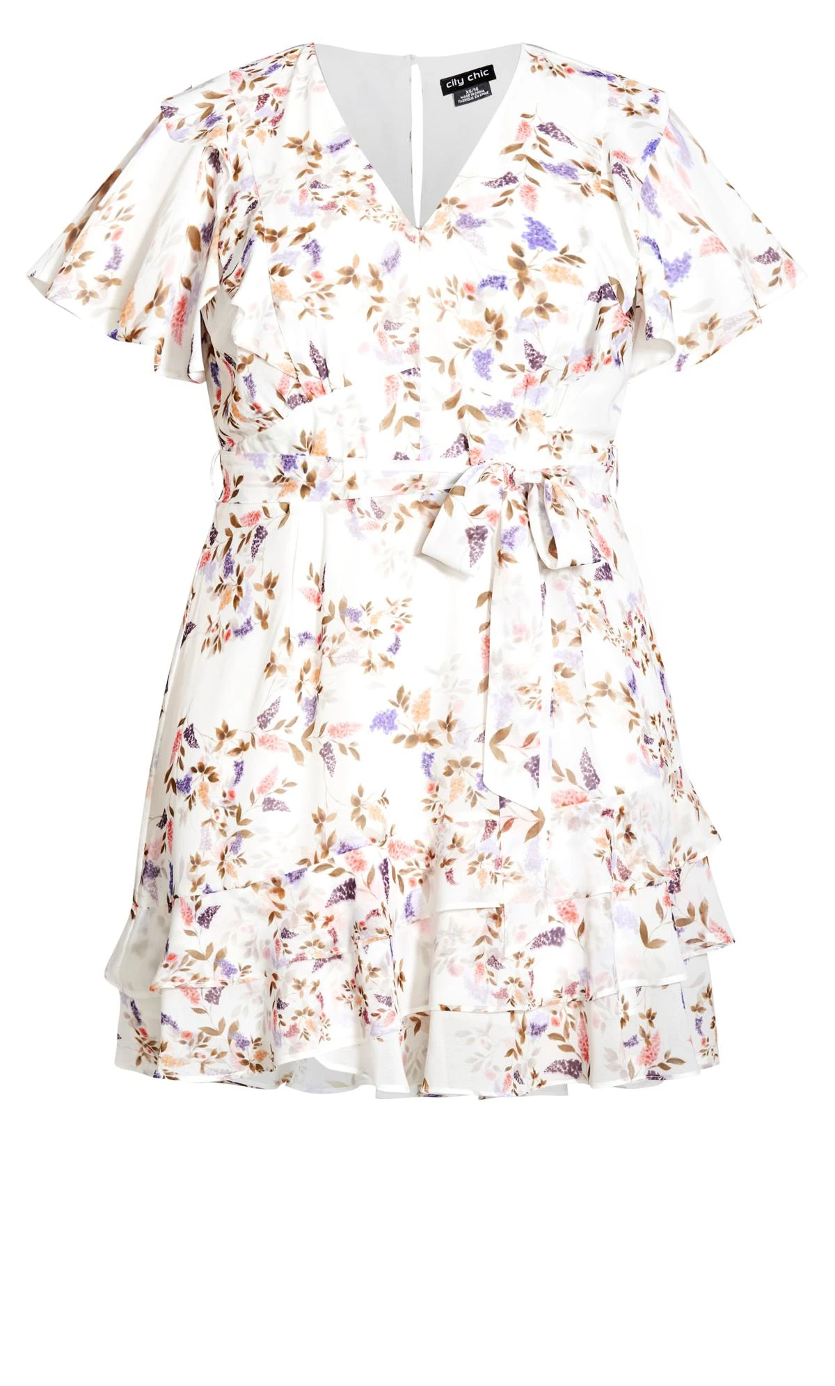 City Chic Ivory Abigail Dress - Image 5