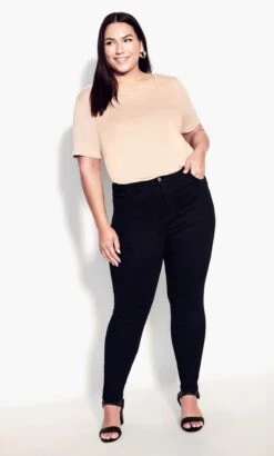 Avenue Black Skinny Jeans