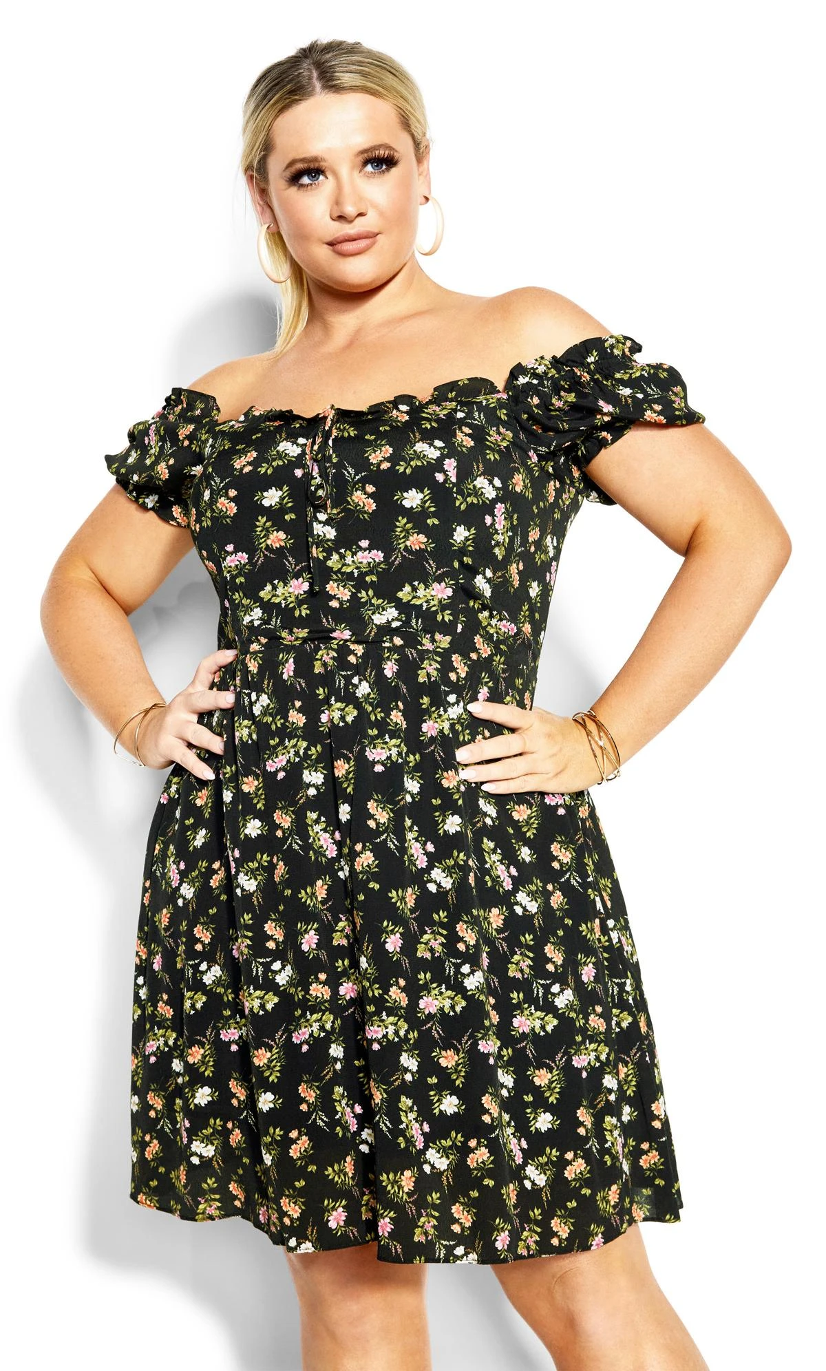 City Chic Black Stella Dress - Image 4