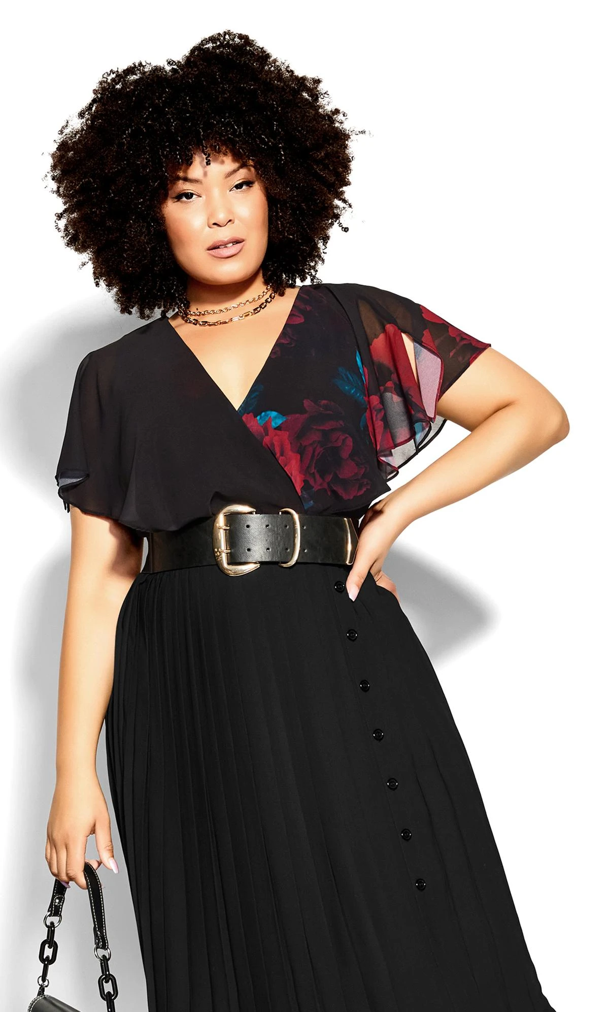 City Chic Black Ava Skirt - Image 2