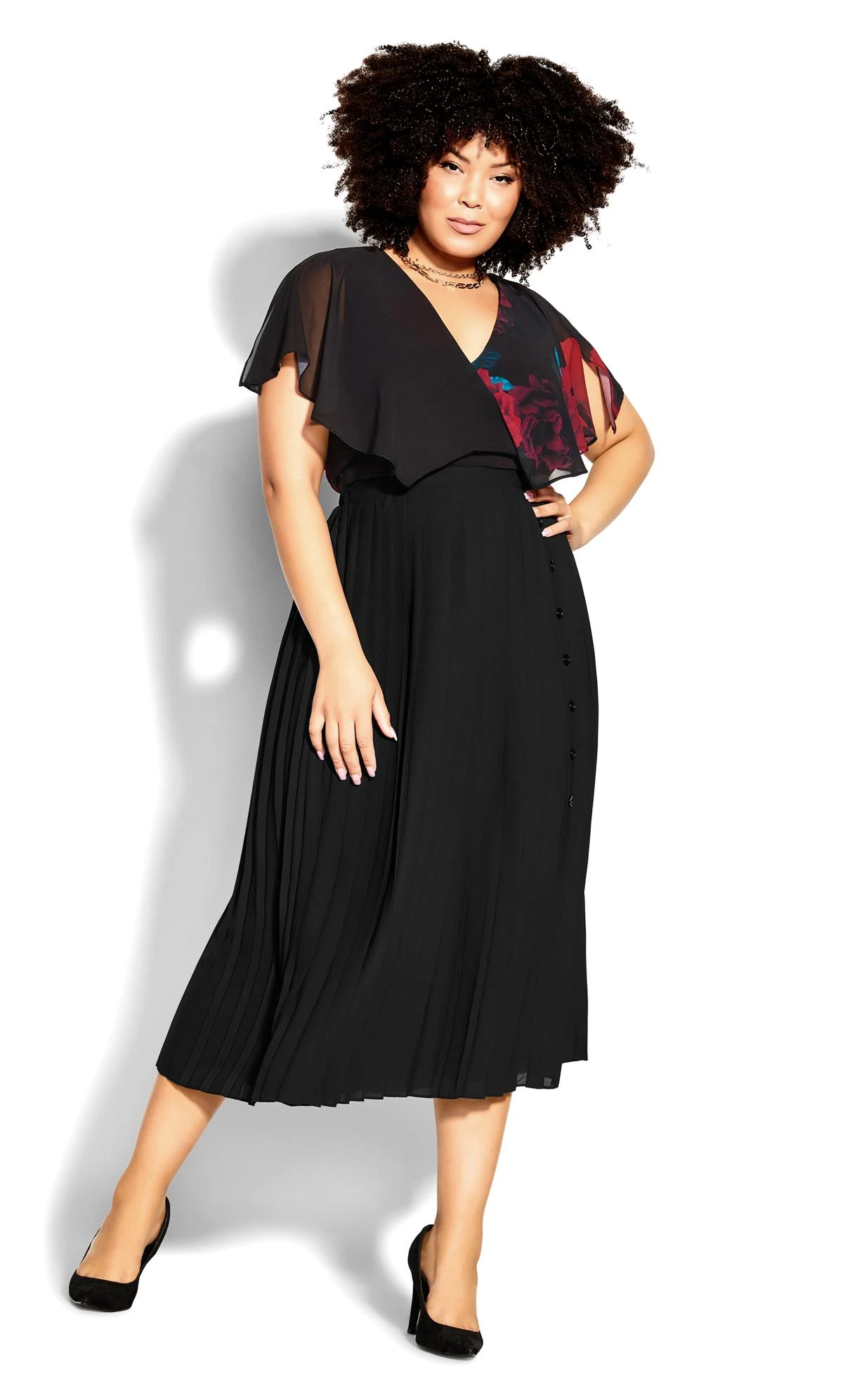 City Chic Black Ava Skirt - Image 3