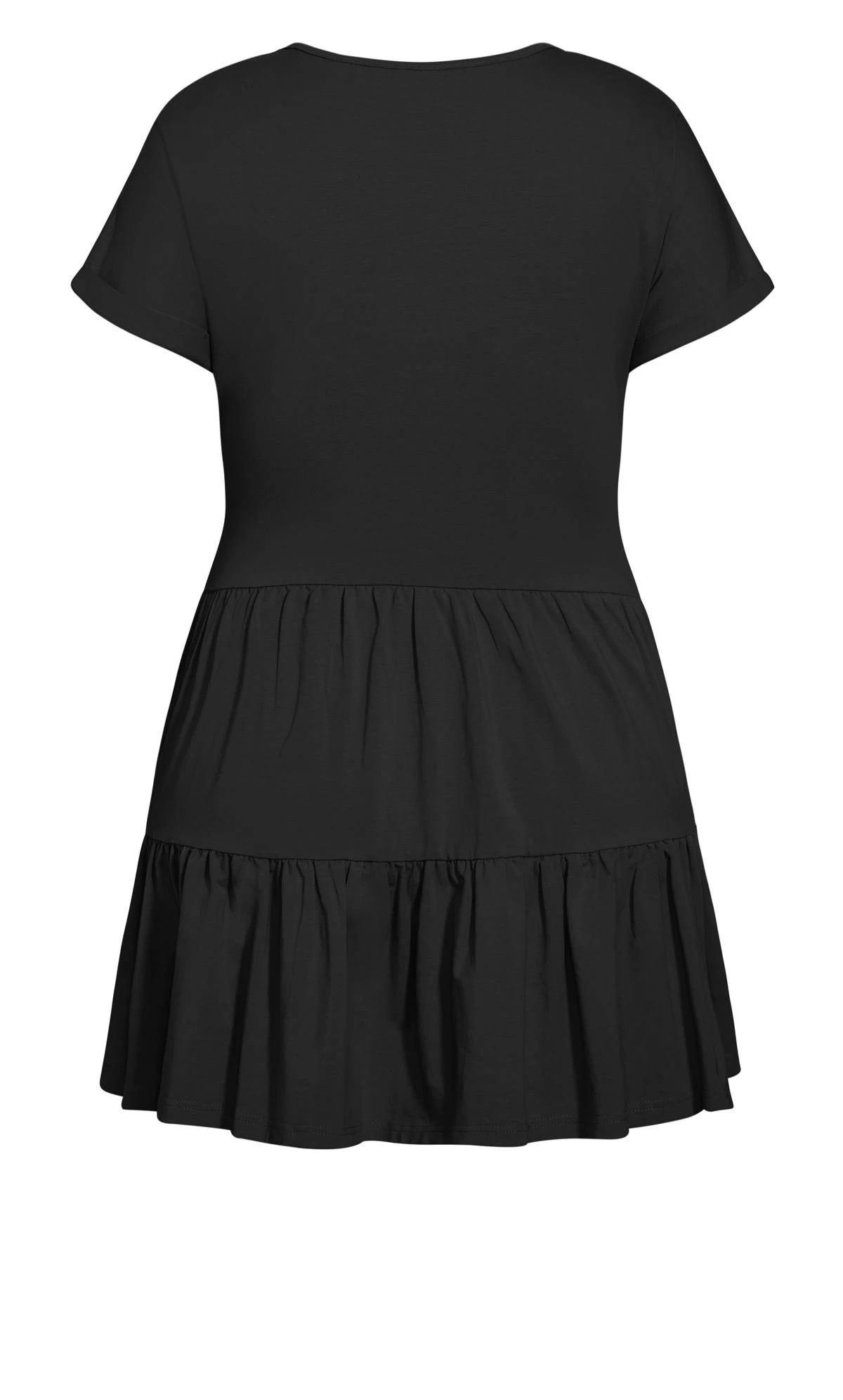 City Chic Black Jersey Dress - Image 5