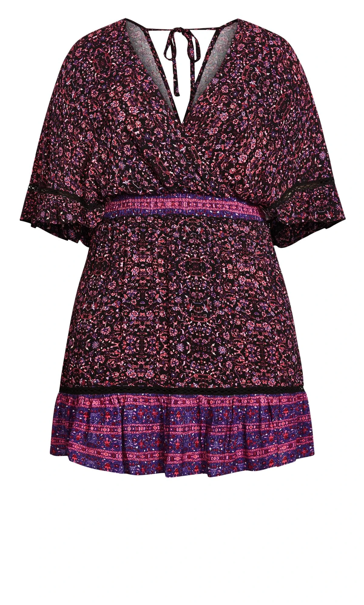 City Chic Starling Reine Purple Marigold Dress - Image 4