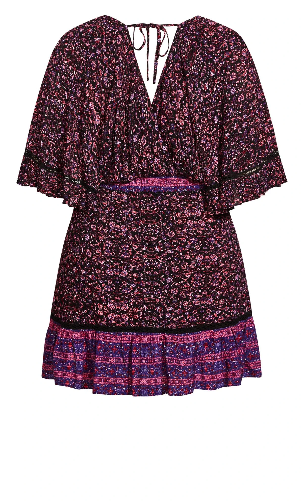 City Chic Starling Reine Purple Marigold Dress - Image 5