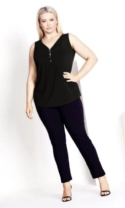 Avenue Black Liana Top