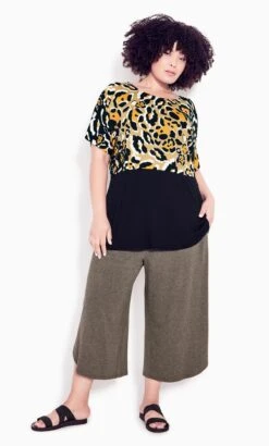 Avenue Yellow Harlow Top